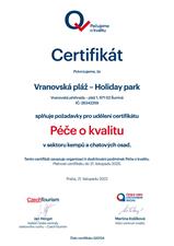 VRANOVSKÁ PLÁŽ Holiday park