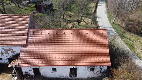 Rekonstrukce střechy - Poněšice 18 Hluboká nad Vltavou - po rekonstrukci